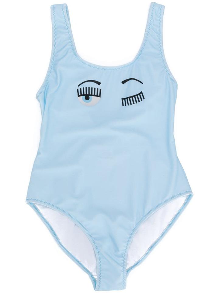 Chiara Ferragni Kids Flirting Swimsuit - Blue