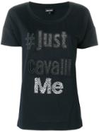 Just Cavalli Logo Design T-shirt - Blue