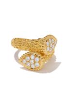 Boucheron 18kt Yellow Gold Diamond Serpent Bohème Toi Et Moi Ring - Yg