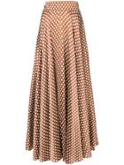 Dvf Diane Von Furstenberg High Waisted Long Skirt - Brown