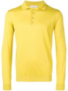 Laneus Long-sleeve Polo Shirt - Yellow