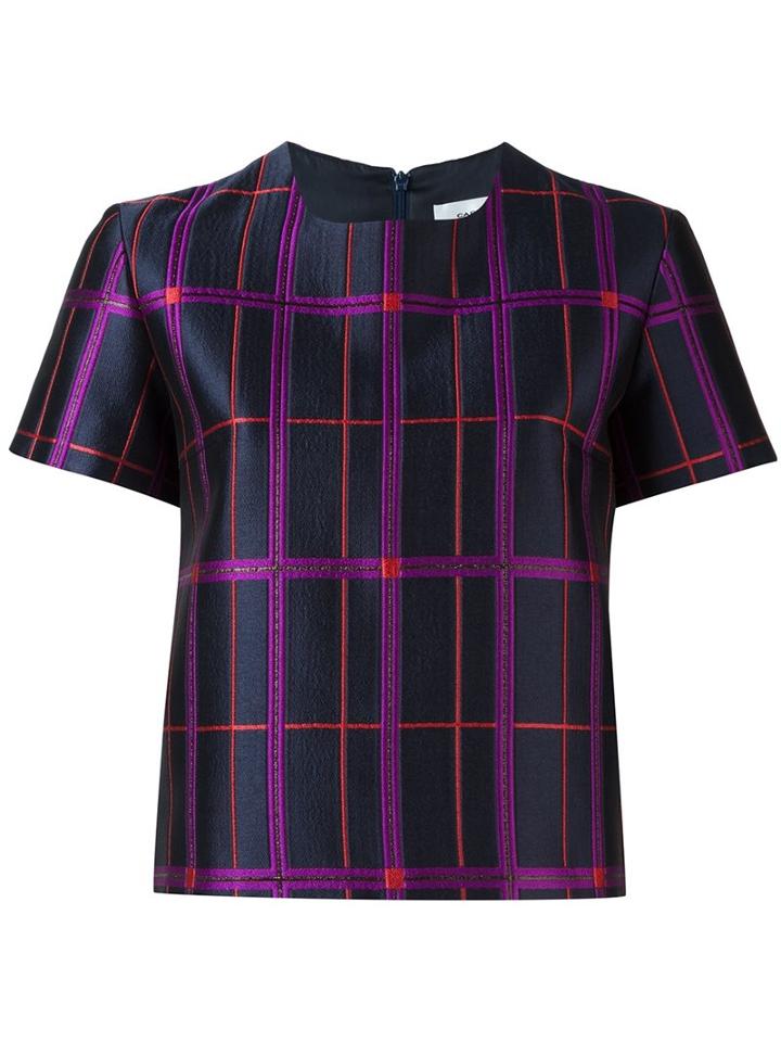 Carven Checked T-shirt