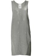 Lost & Found Ria Dunn Mesh Tank Top, Size: Large, Grey, Cotton/spandex/elastane