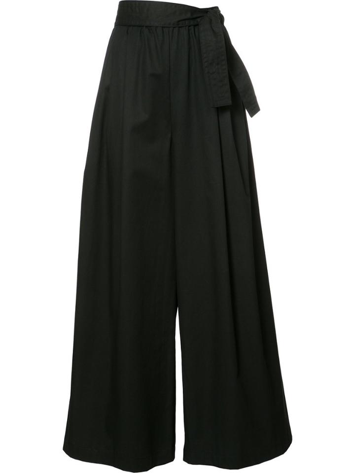 Tome Long Karate Trousers - Black
