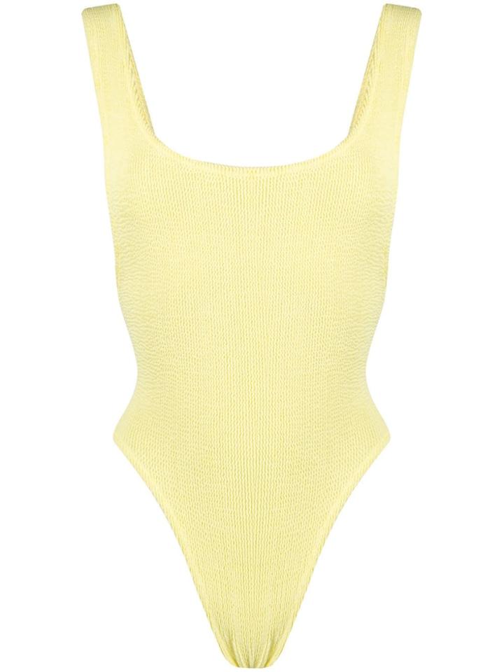 Reina Olga Ruby Scrunch Swimsuit - Yellow