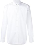 Z Zegna Oxford Shirt, Men's, Size: 38, White, Cotton