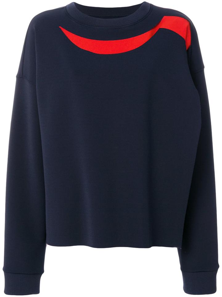 Maison Margiela Cut-out Detail Sweatshirt - Black