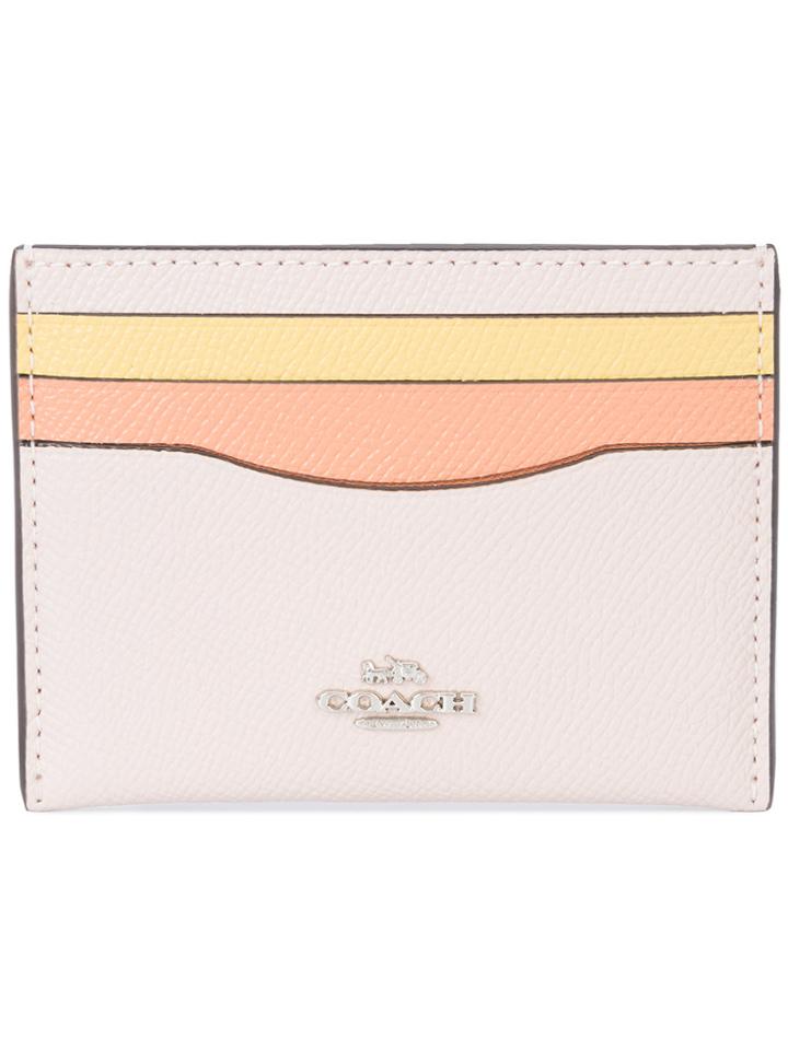 Coach Colourblock Card Case - Pink & Purple