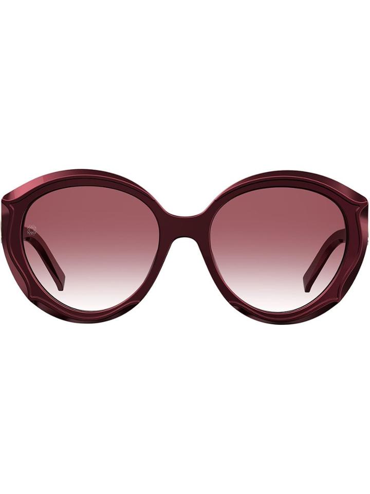 Elie Saab Round Frame Sunglasses - Red
