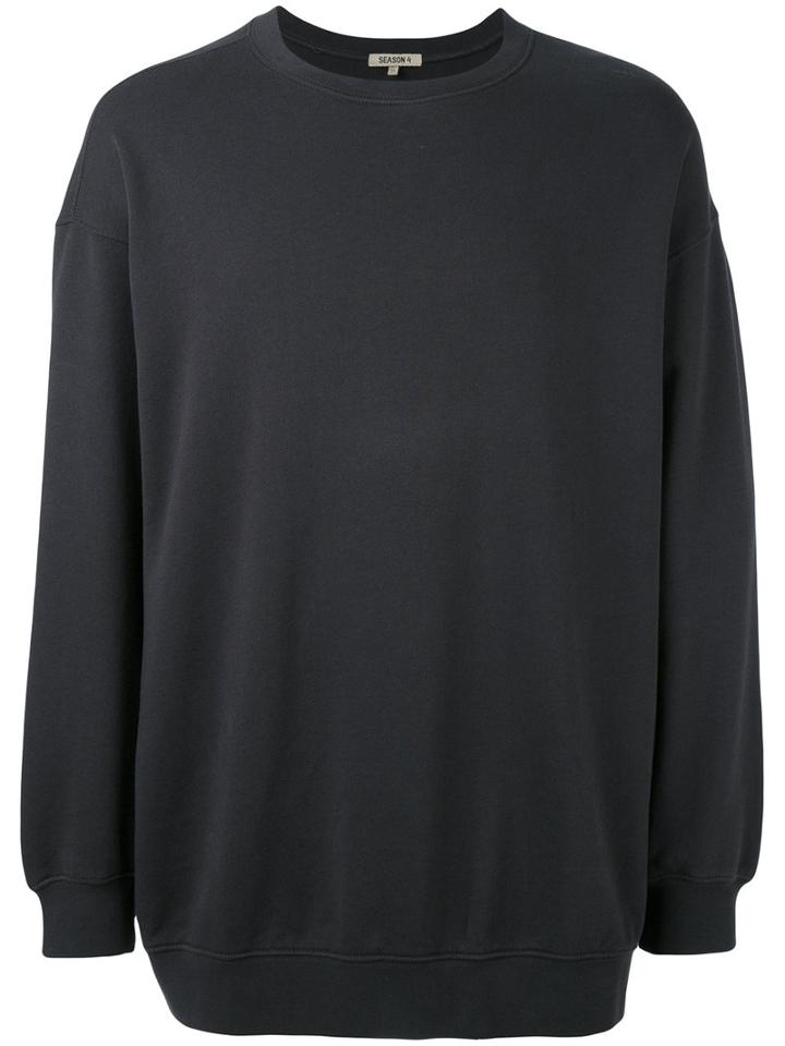 Yeezy - Oversized Sweatshirt - Men - Cotton - M, Black, Cotton