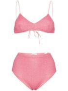 Oseree Lumière High-rise Bikini Set - Pink
