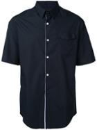 Consistence - Layered Front Shirt - Men - Cotton - 50, Black, Cotton