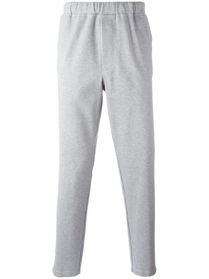Marni Slim Fit Track Pants, Men's, Size: 48, Grey, Cotton