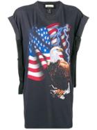 Night Market Eagle Print T-shirt - Blue