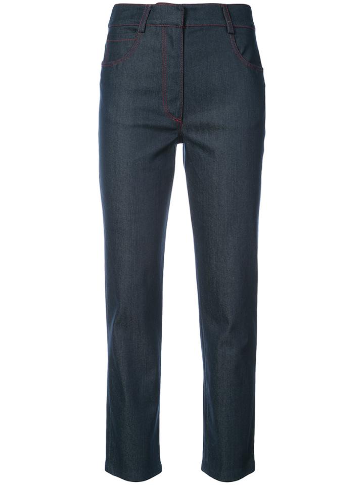 Isa Arfen Slim-fit Trousers - Blue