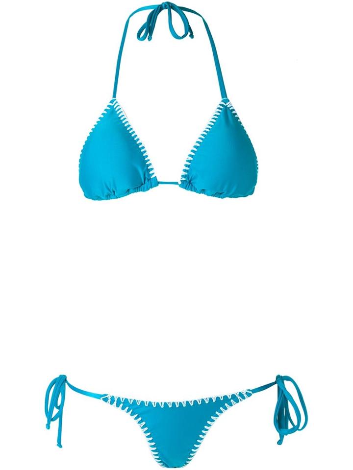 Sub Triangle Bikini Set, Size: G, Blue, Polyamide/spandex/elastane