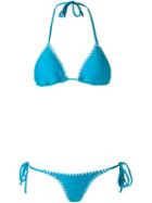 Sub Triangle Bikini Set, Size: G, Blue, Polyamide/spandex/elastane