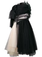 Comme Des Garçons Tulle Asymmetric Dress - Black