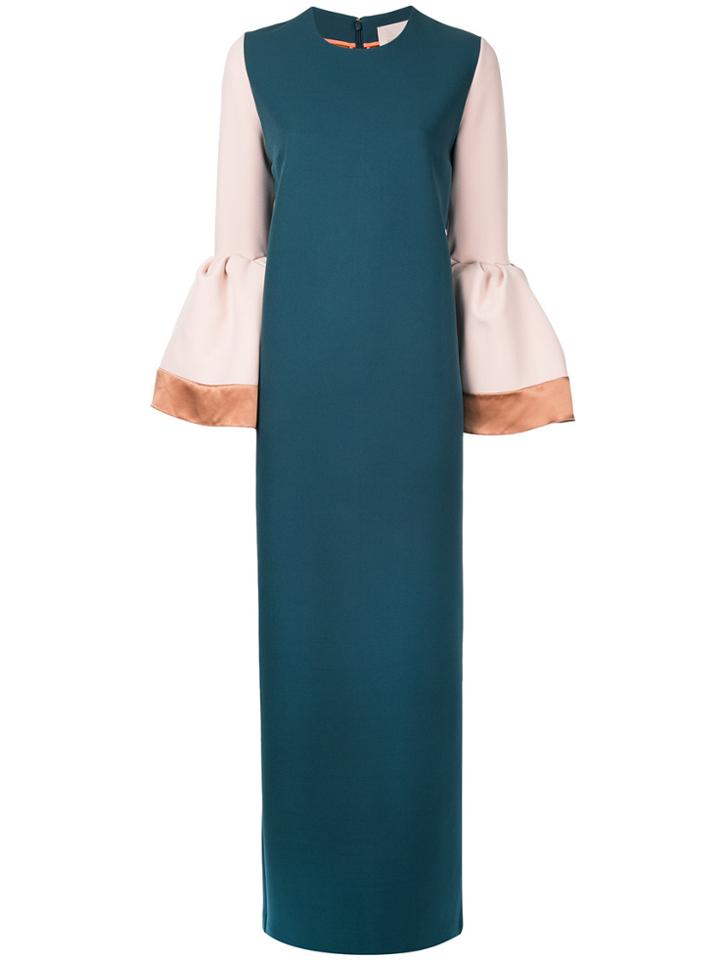 Roksanda Contrast Sleeve Dress - Green