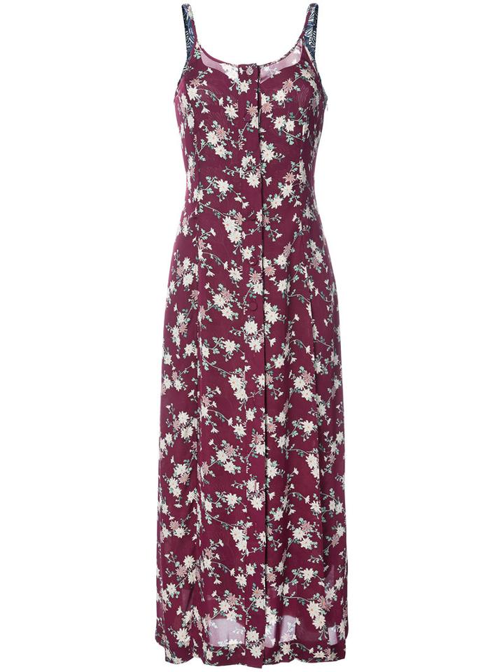 Cinq A Sept - Printed 'nathalia' Dress - Women - Silk - 6, Red, Silk