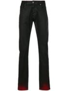 Versace Contrast Colour Jeans - Black