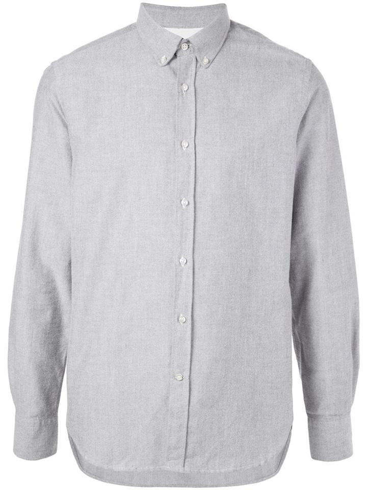 Officine Generale Plain Shirt - Grey