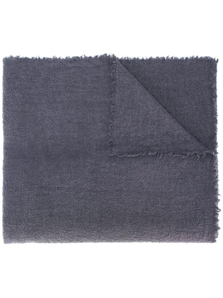 Faliero Sarti Knit Scarf, Women's, Grey, Nylon/cashmere/virgin Wool