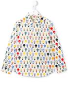 Fendi Kids Lightbulb Print Shirt, Boy's, Size: 12 Yrs, White
