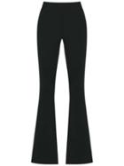 Cecilia Prado - Knit Flare Trousers - Women - Acrylic/lurex/viscose - G, Black, Acrylic/lurex/viscose