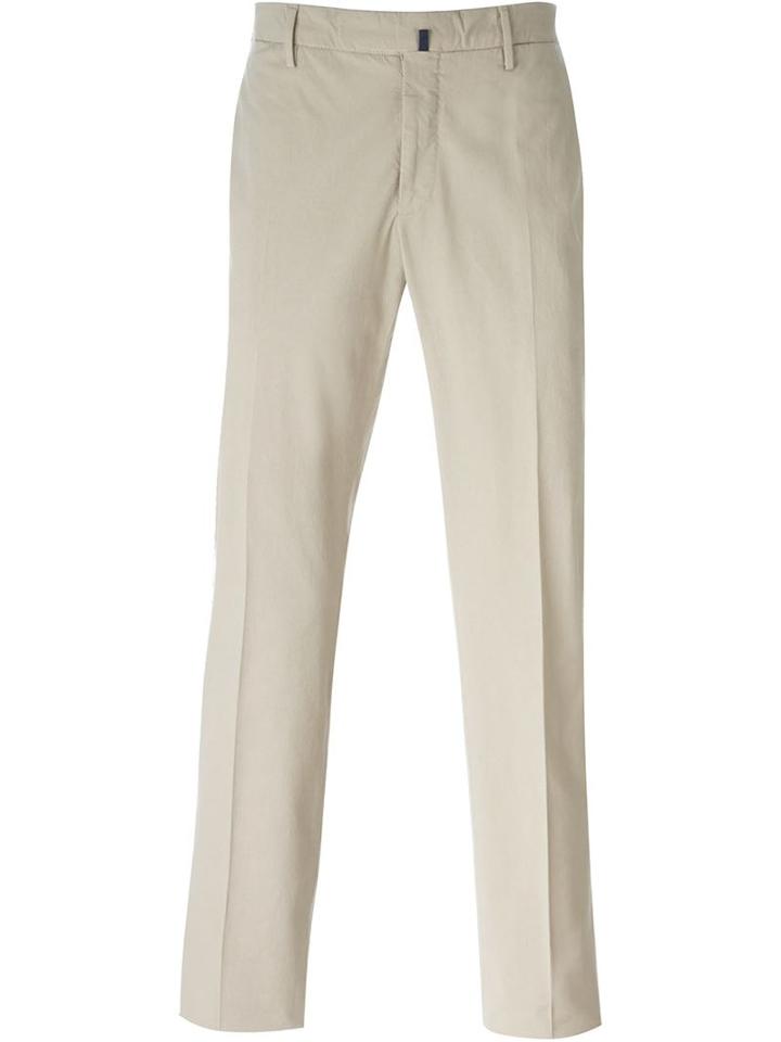 Incotex Tailored Trousers, Men's, Size: 46, Nude/neutrals, Cotton/spandex/elastane
