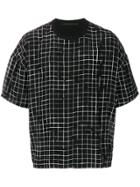 Haider Ackermann Grid Print T-shirt - Black