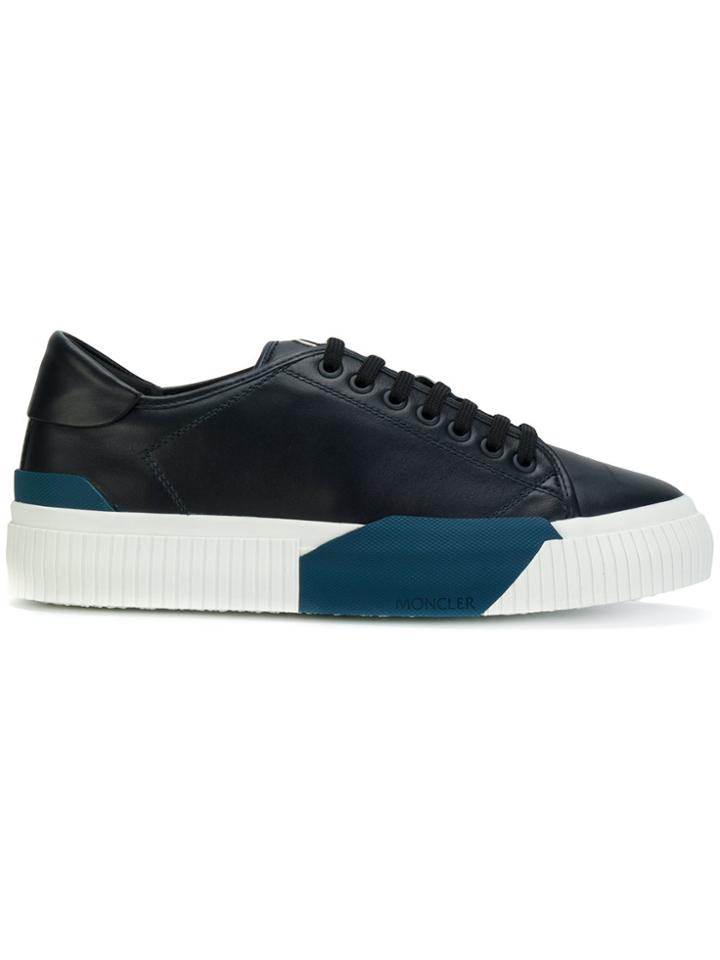 Moncler Platform Low Top Sneakers - Blue