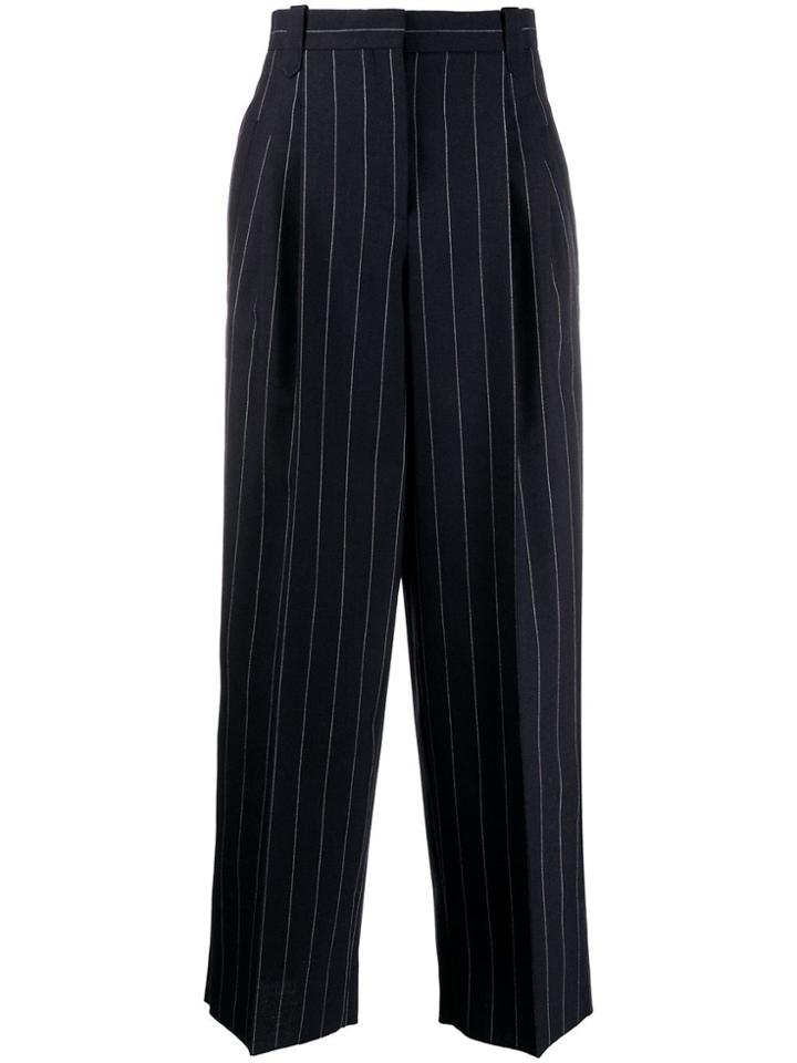 Loewe Wide Striped Trousers - Blue