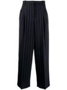 Loewe Wide Striped Trousers - Blue