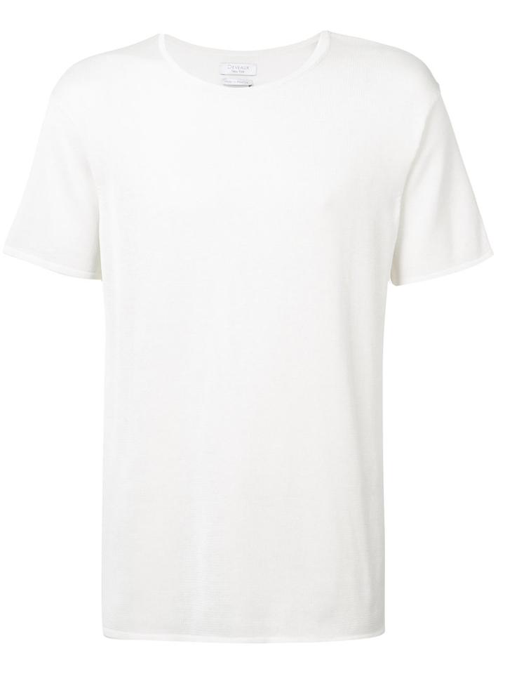 Deveaux Knitted T-shirt, Men's, Size: 3, Nude/neutrals, Silk