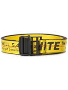 Off-white Logo Belt - Yellow