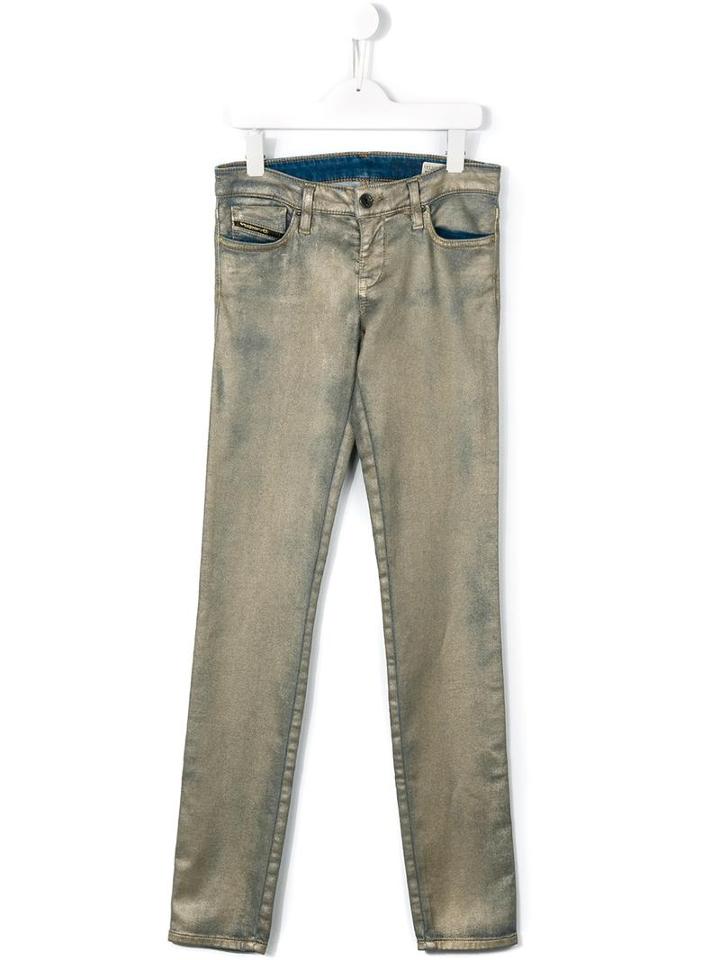 Diesel Kids 'skinzee' Jeans, Girl's, Size: 14 Yrs, Grey