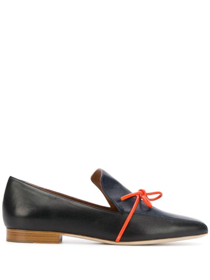 Roksanda X Malone Souliers By Roy Luwolt Two-tone Loafers - Blue