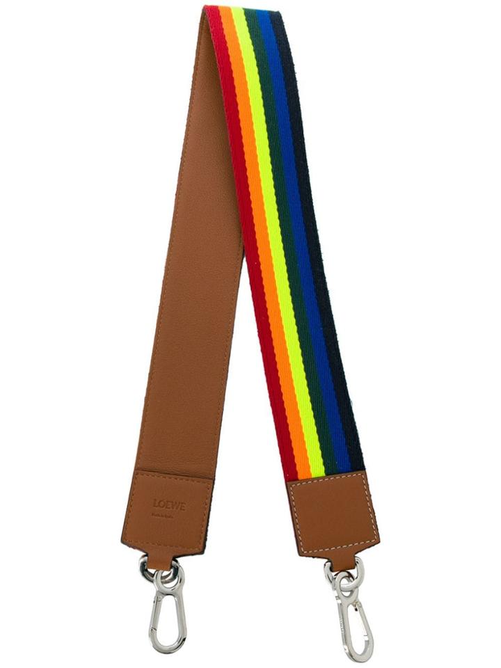 Loewe Striped Bag Strap - Blue