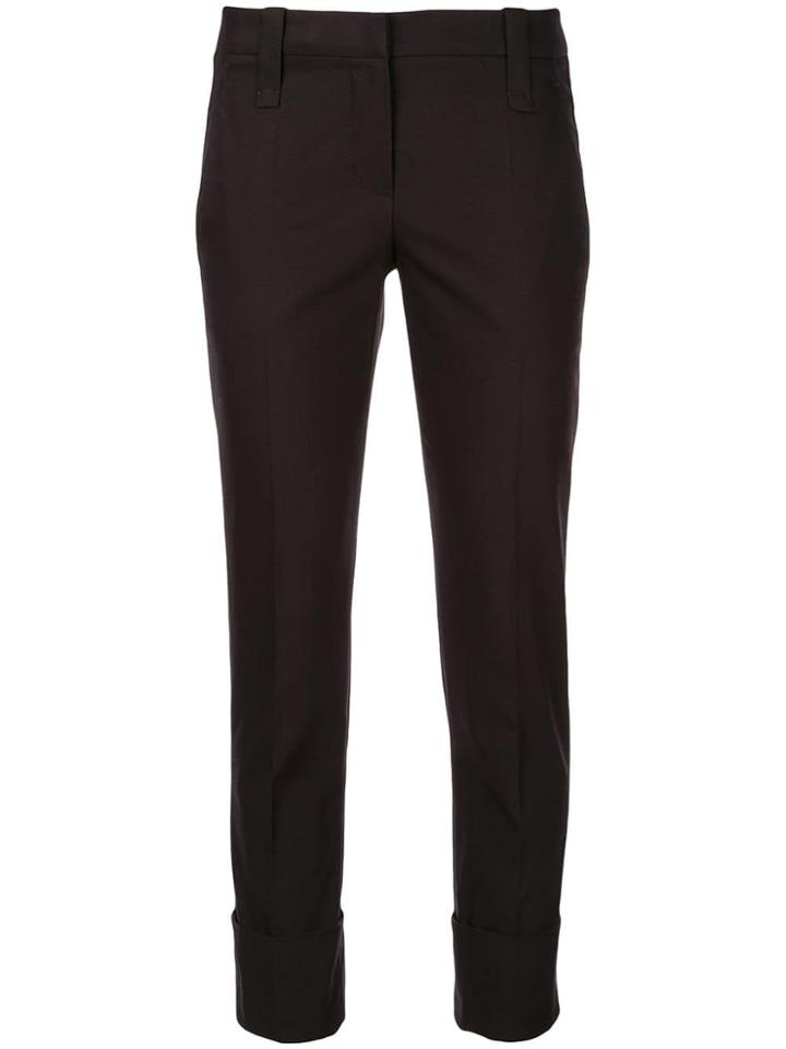 Brunello Cucinelli Slim-fit Trousers - Black
