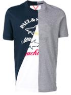 Paul & Shark Colour-block Logo T-shirt - Grey