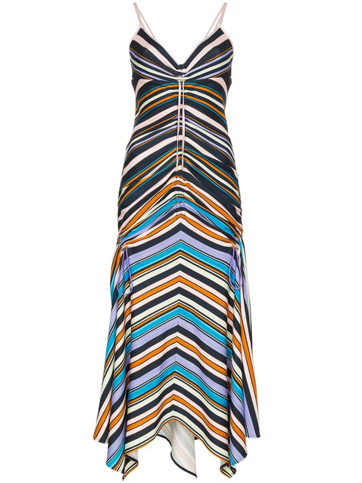 Peter Pilotto Stripe Jersey Dress - Multicolour