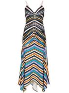 Peter Pilotto Stripe Jersey Dress - Multicolour