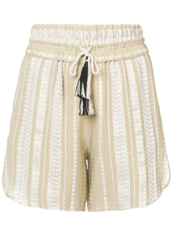 Zeus+dione Paxi Patterned Shorts - Neutrals