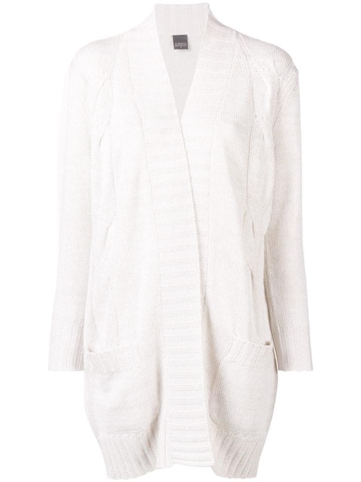 Lorena Antoniazzi Oversized Cardigan - White