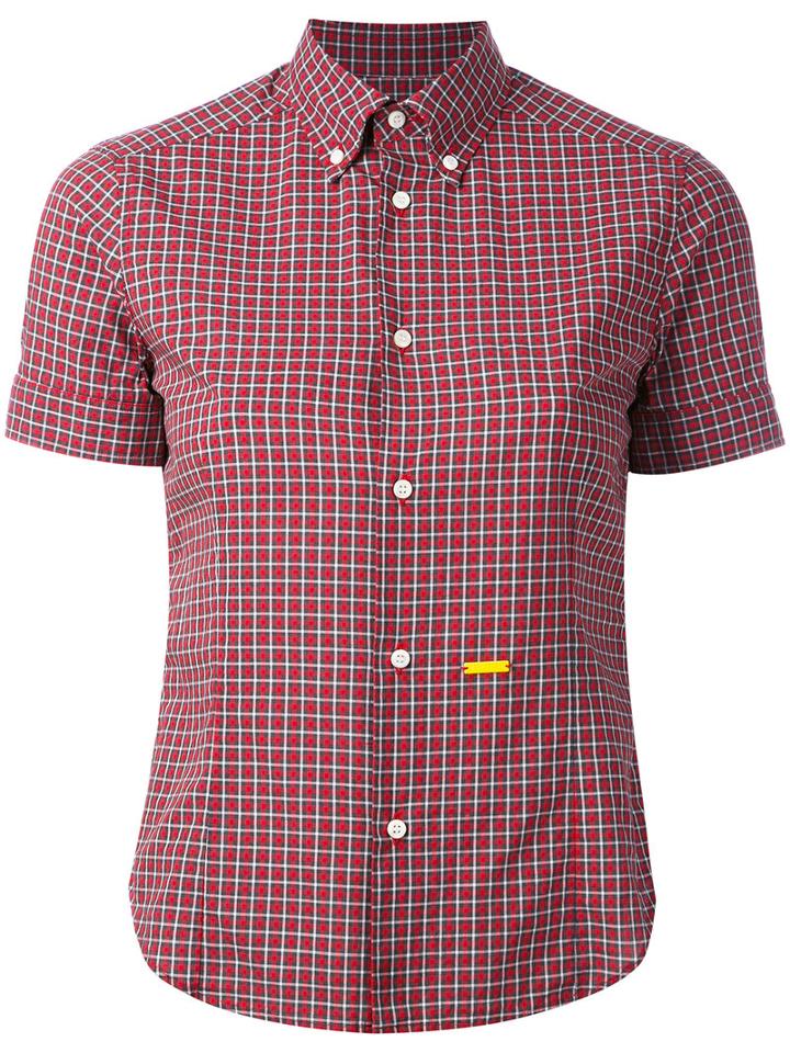 Dsquared2 - Checked Shirt - Women - Cotton - 42, Red, Cotton