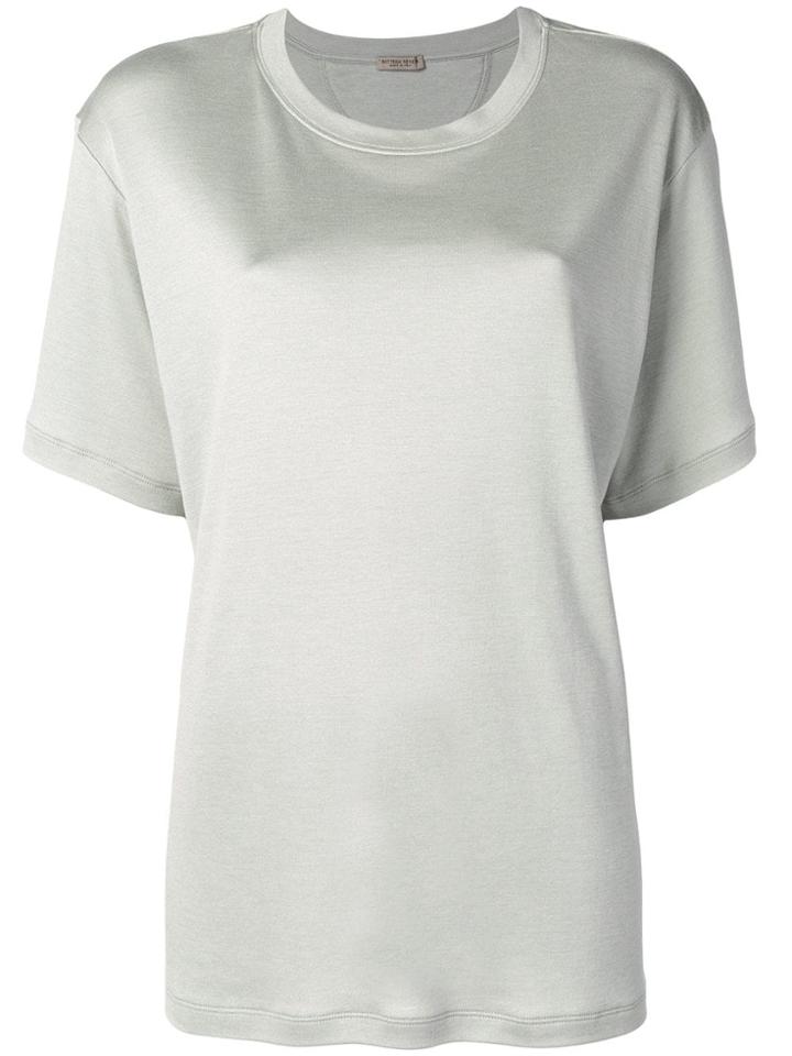 Bottega Veneta Plain Silk T-shirt - Green
