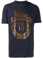 Billionaire Crest Print T-shirt - Blue