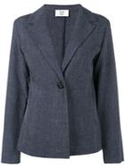 Maryam Nassir Zadeh - Single Button Blazer - Women - Polyester/polyurethane - 6, Women's, Blue, Polyester/polyurethane