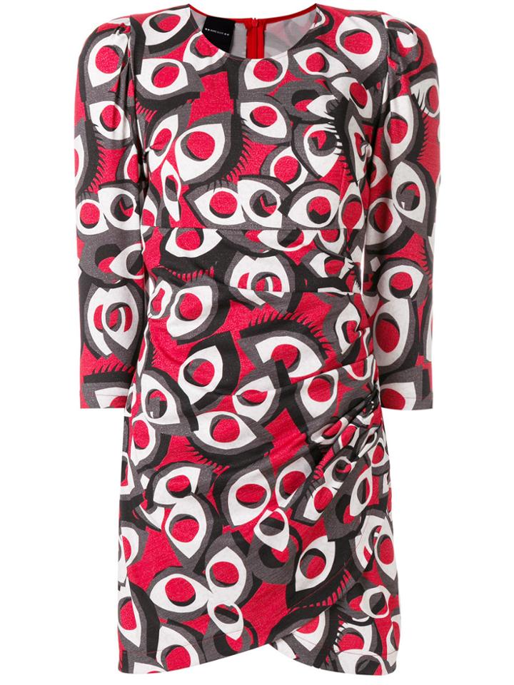 Marc Ellis Printed Wrap Front Dress - Multicolour
